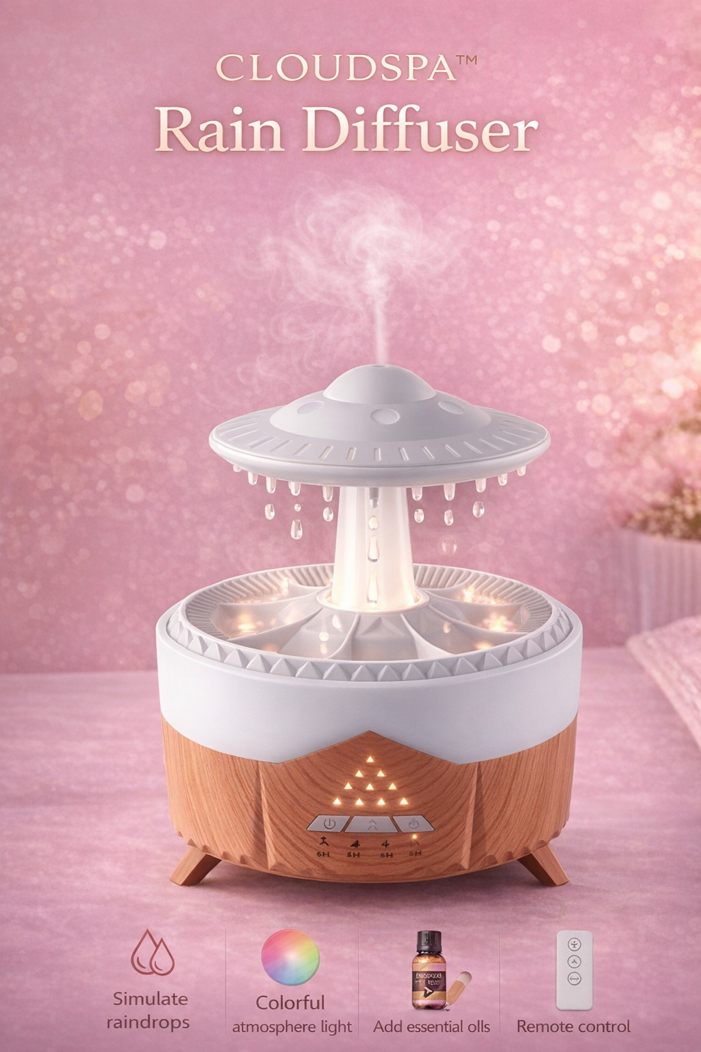 CloudSpa Rain Diffuser - By Lunara