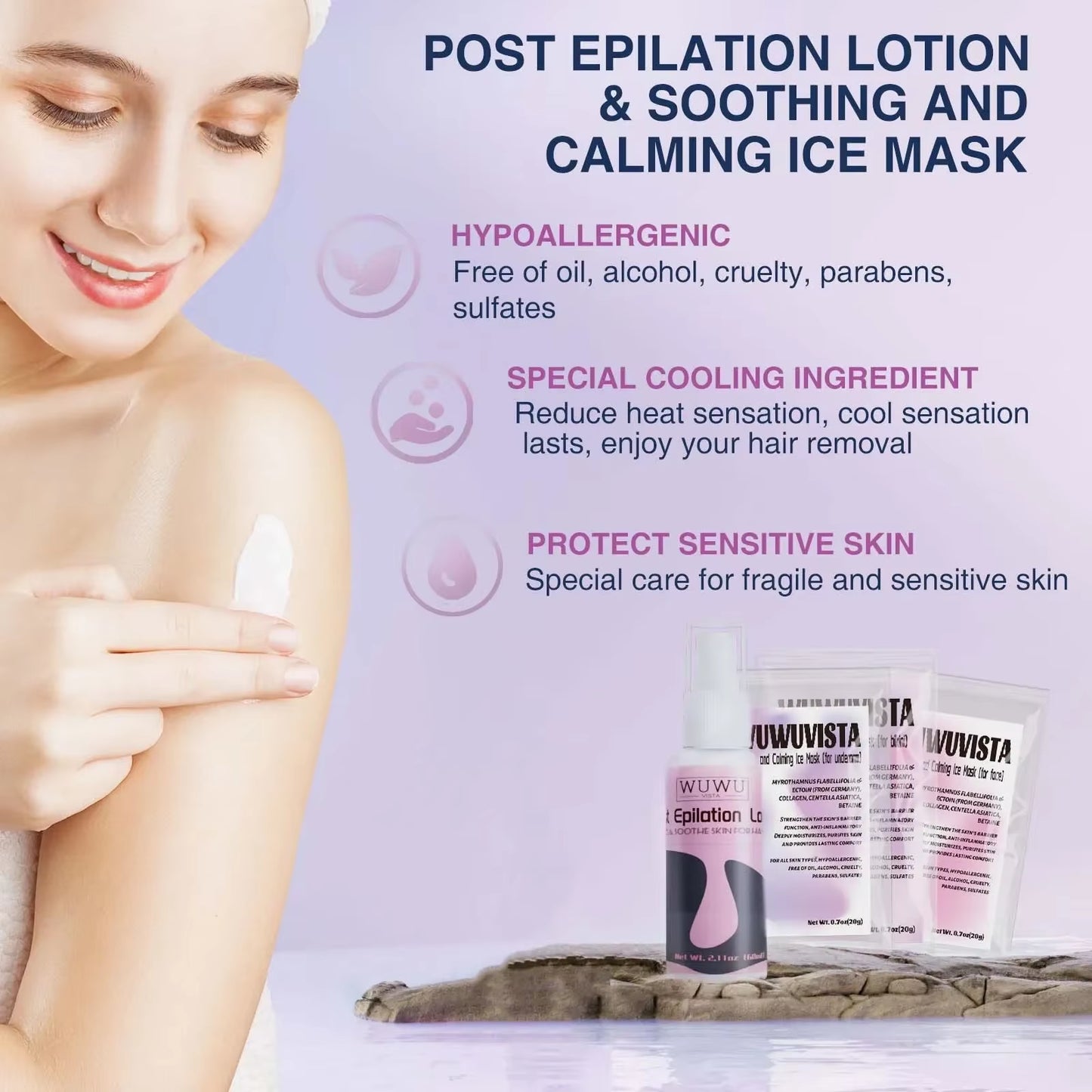 Waxing Kit  EU Plug(23 Items) Hair Removal Wax Kit Waxing Beads Face/Brazilian/Full Body/Bikini/Sensitiive Skin