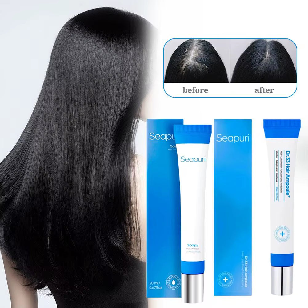 Seapuri Scalphy Hair Essence Rollerball Nourishing Anti-Frizz Hair Serum Refreshing Strengthening Hair Essence Scalp Treatment