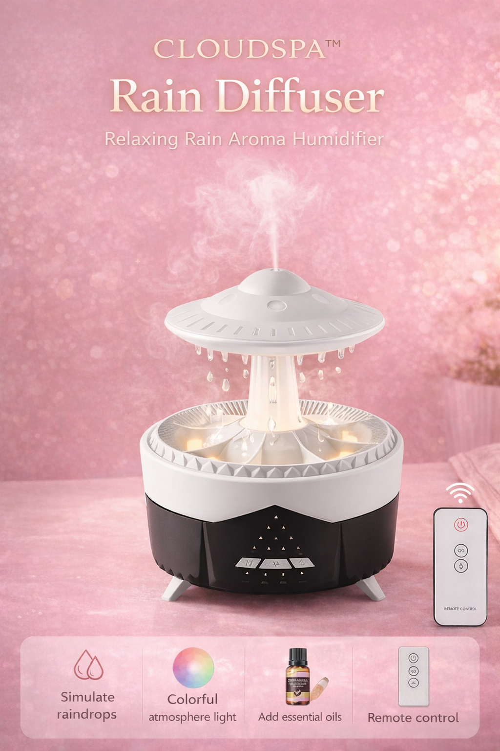 CloudSpa Rain Diffuser - By Lunara