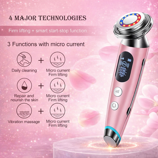2026 RF LED Gezichtsmassager - By Lunara