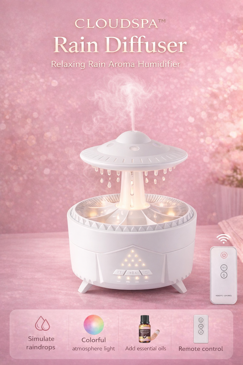 CloudSpa Rain Diffuser - By Lunara