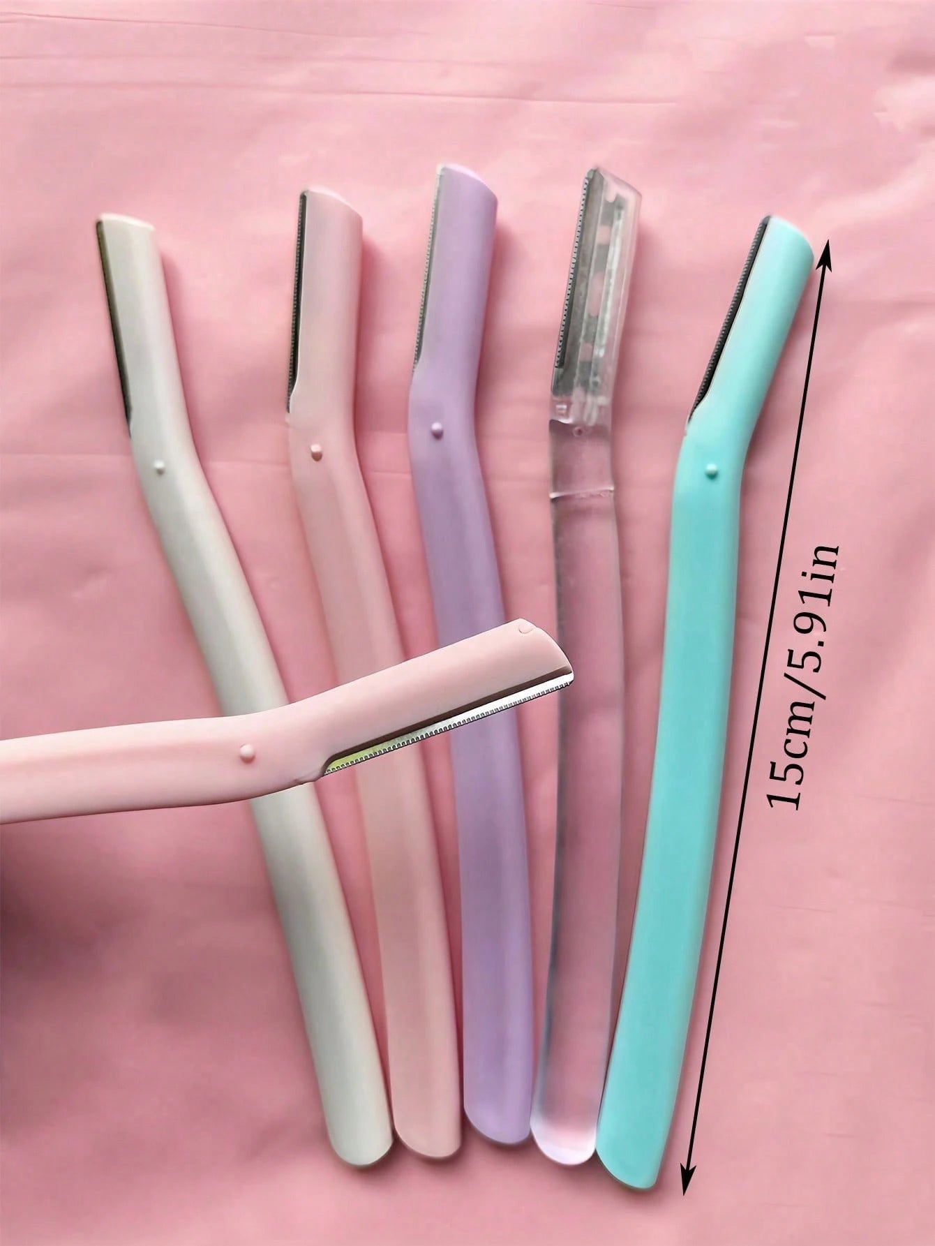 40Pcs/18Pcs/6Pcs/3Pcs Eyebrow Trimmer Razors, Stainless Steel Straight Handle Eyebrow Shavers Makeup Tool, Unisex Painless Hair Remover with Protective Cap, Ideal for Beginners to Avoid Injury on Face and Body, Precision Eyebrow Grooming Tool,Makeup,Cheap,Room Decor,Vanity,Travel,Bedroom,Makeup Accessories,Eyebrow Razor,Cheap,Stocking Stuffers,Makeup,Makeup Tools,Cheap Stuff,Gifts,Gifts for Women,Christmas Gifts,Giveaways,Travel,Cheap Stuff,Travel Essential