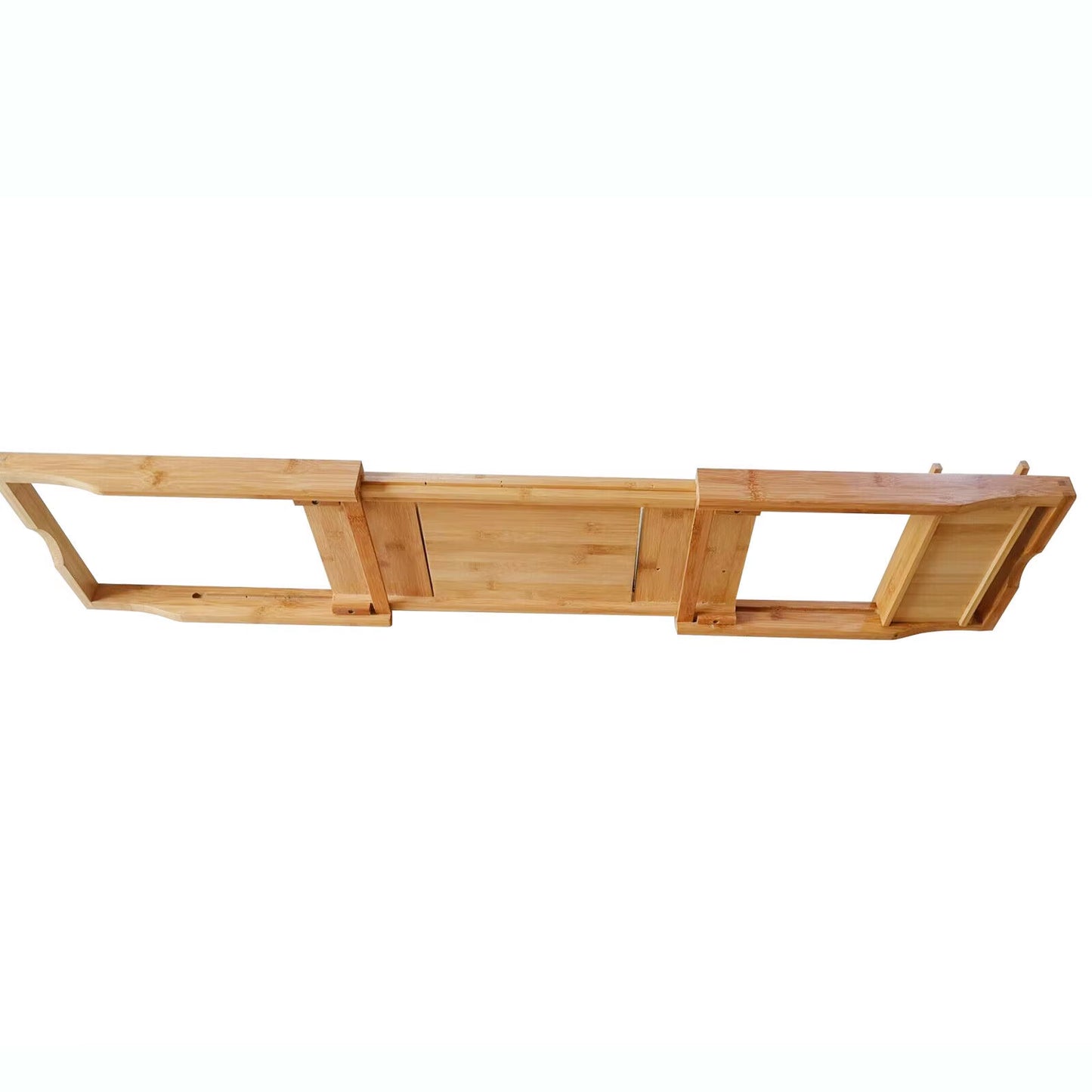Bamboo Bath Tray Table Bathtub Caddy Tray over the Tub Shelf Bath Holder