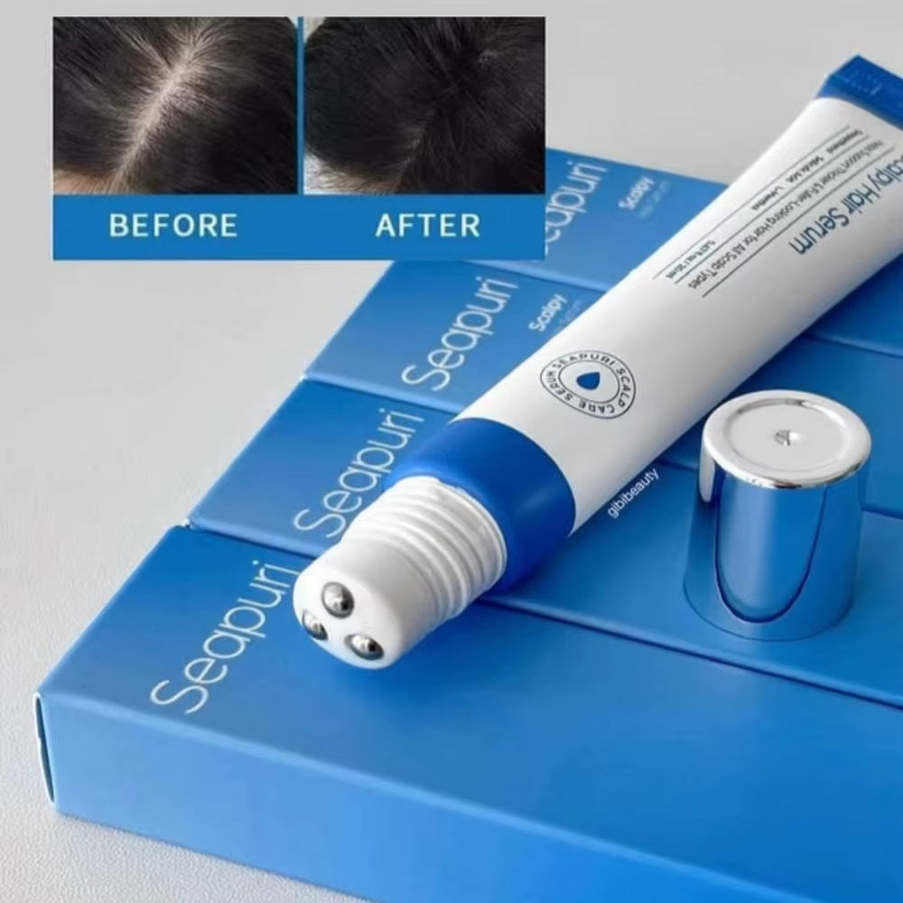 Seapuri Scalphy Hair Essence Rollerball Nourishing Anti-Frizz Hair Serum Refreshing Strengthening Hair Essence Scalp Treatment