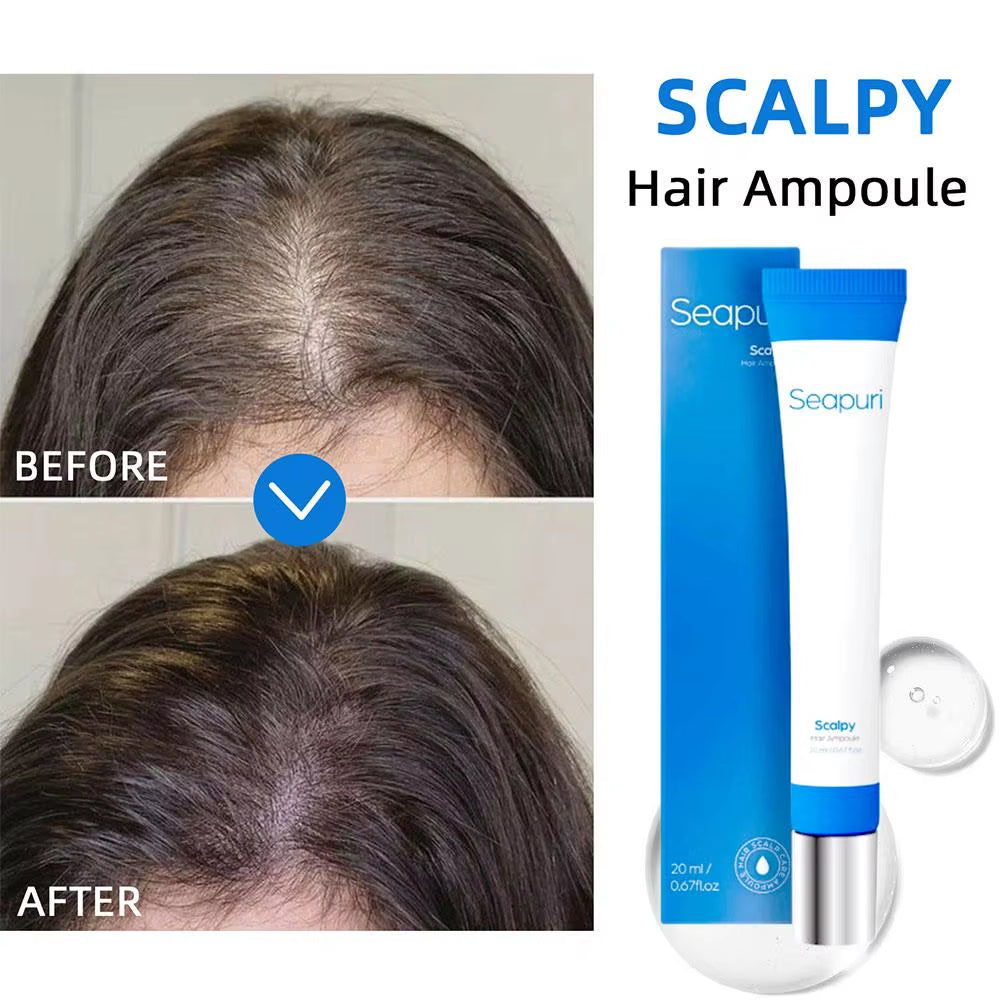 Seapuri Scalphy Hair Essence Rollerball Nourishing Anti-Frizz Hair Serum Refreshing Strengthening Hair Essence Scalp Treatment
