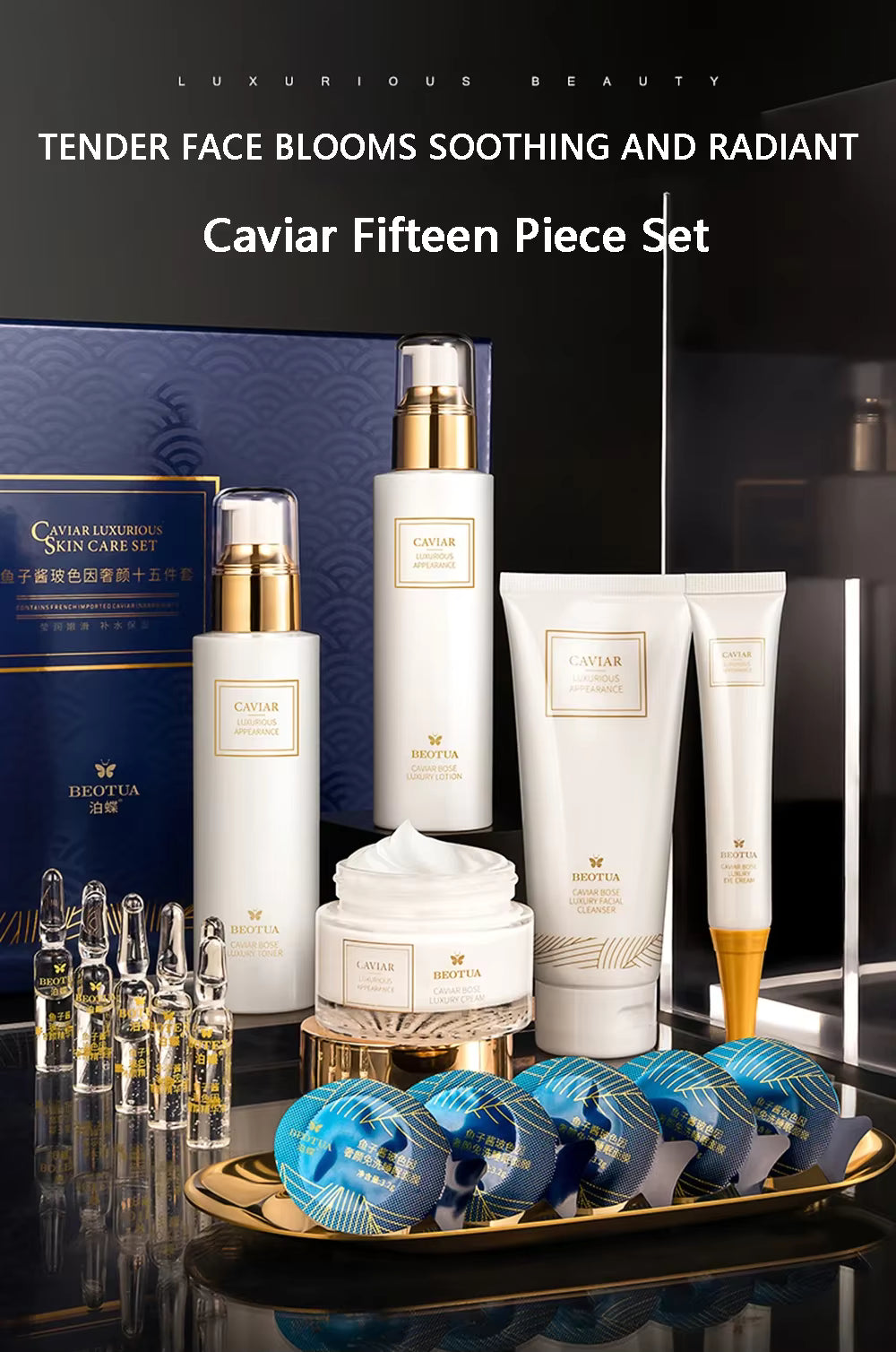 Caviar koreaanse skincare set - By Lunara